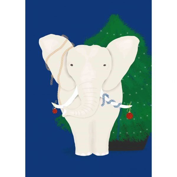 Nieuwjaarskaartje Olifant