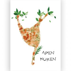 Kaartje orang-oetan Apenkuren