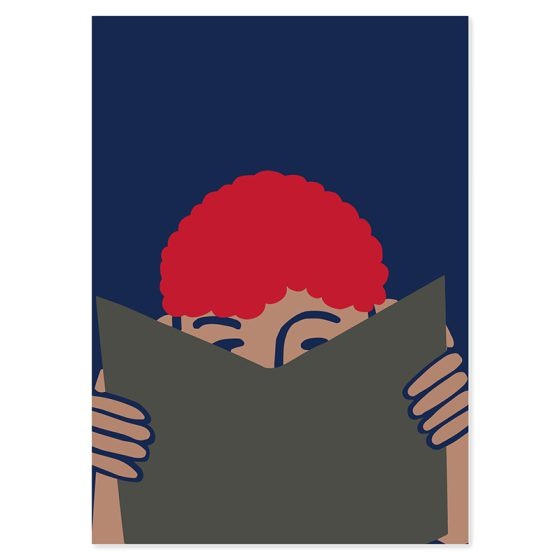 Kaartje voor boekenfan