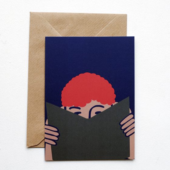 Kaartje voor boekenliefhebber